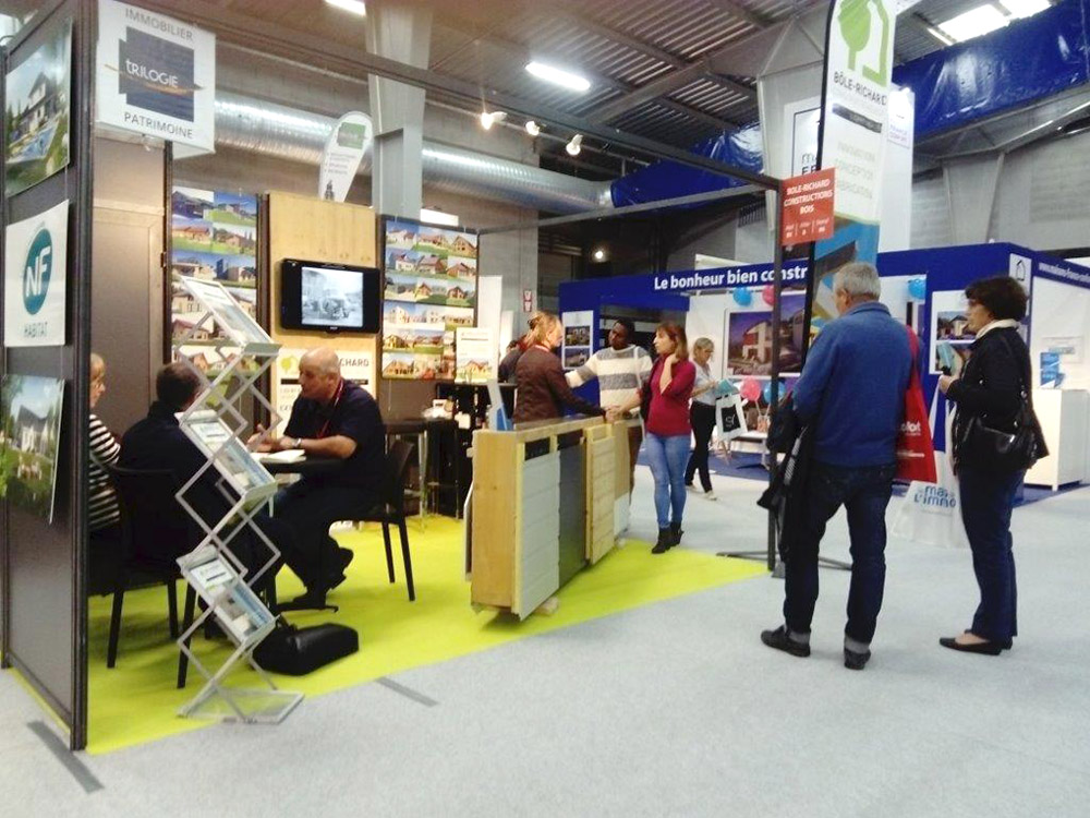 Les maisons bois Bole Richard étaient présentes au salon de l'habitat de Besançon 2017