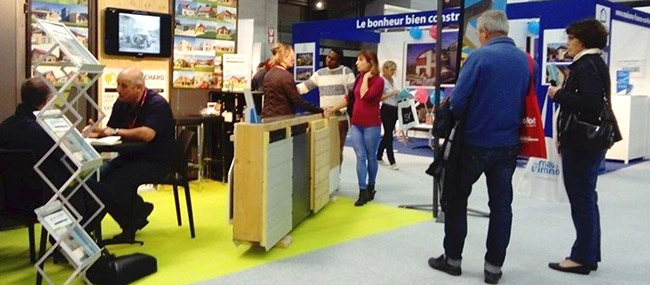 Les maisons bois Bole Richard étaient présentes au salon de l'habitat de Besançon 2017