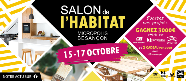 Maisons Bôle Richard sera présent au salon de l'habitat 2021 de Besançon